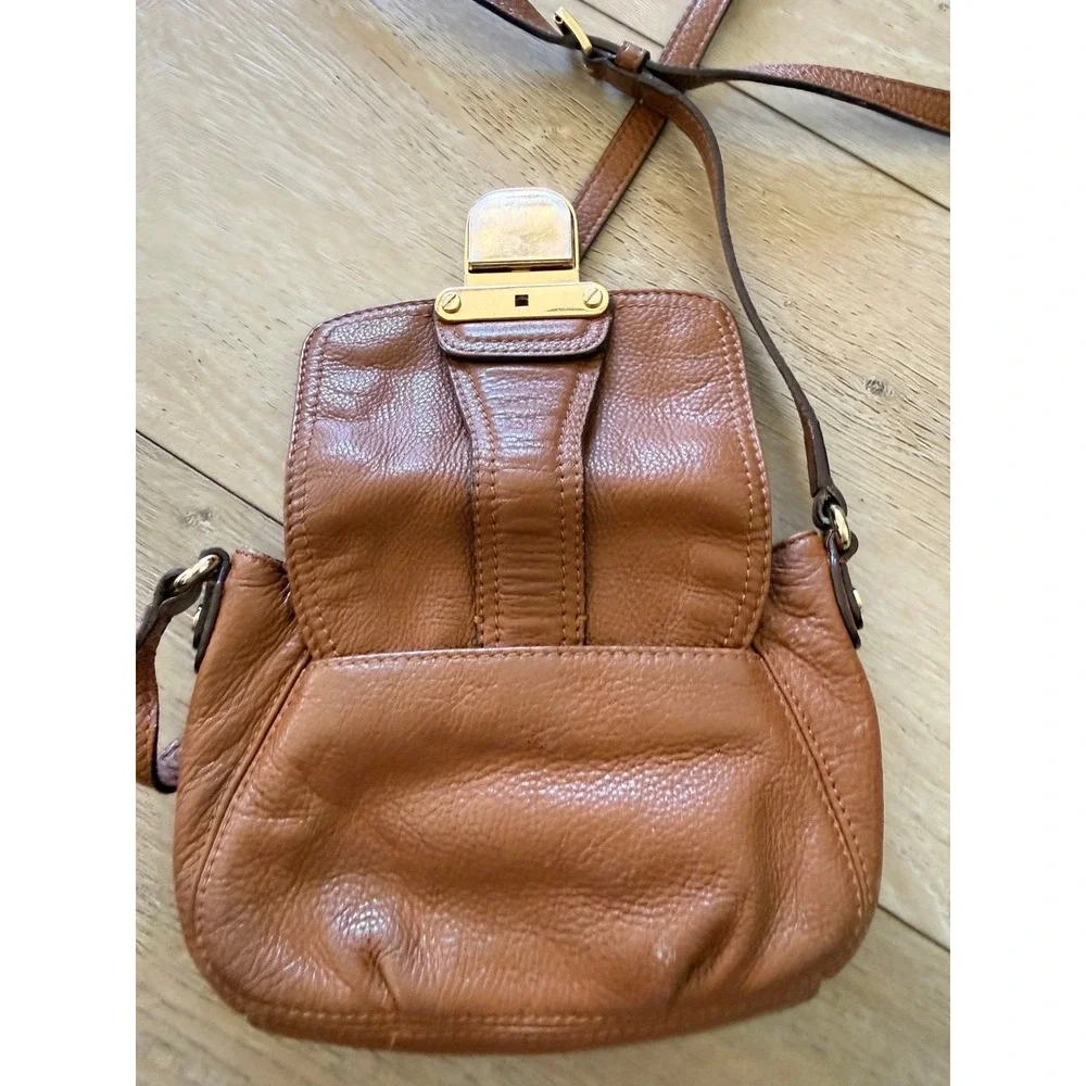 Michael Kors Brown Leather Crossbody Bag